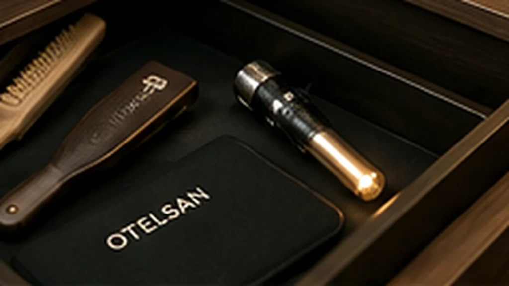 Coordinated hotel convenience accessories without clutter