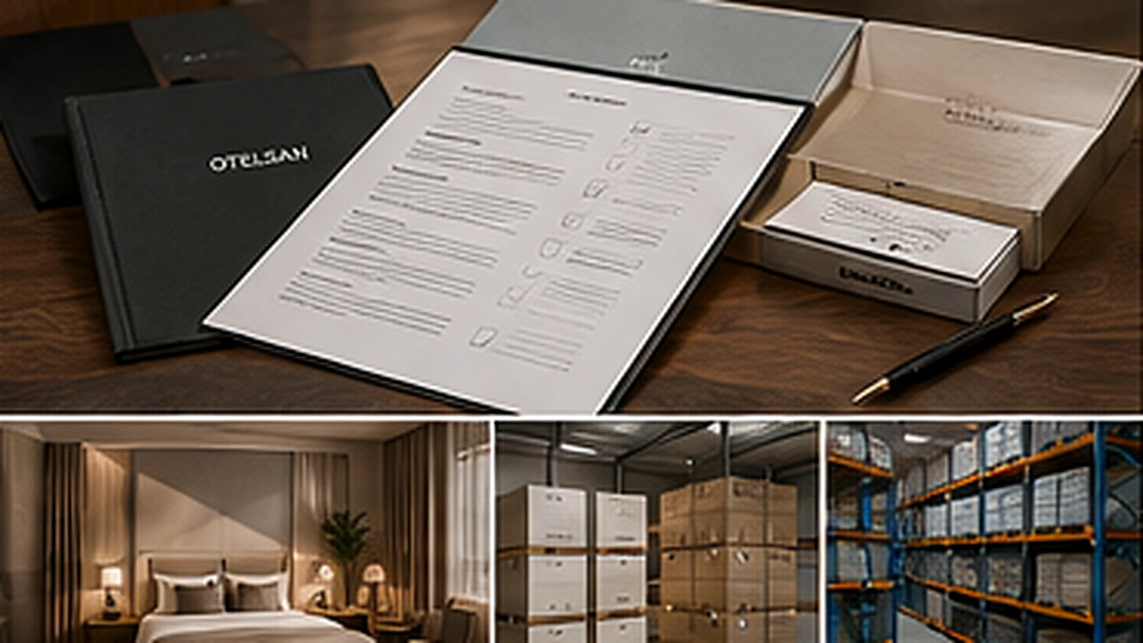Professional hotel equipment procurement and project specification scene
